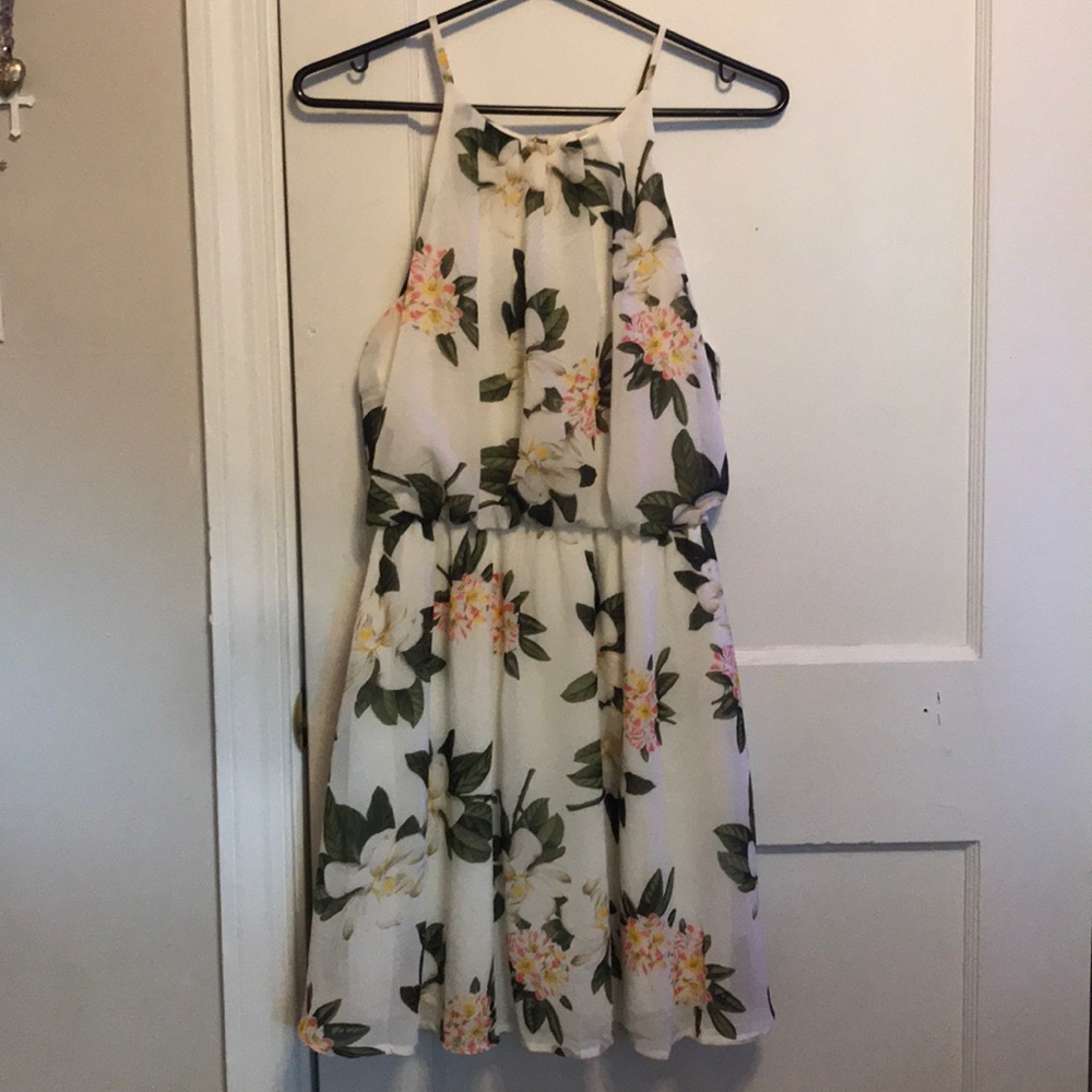 White summer party dress